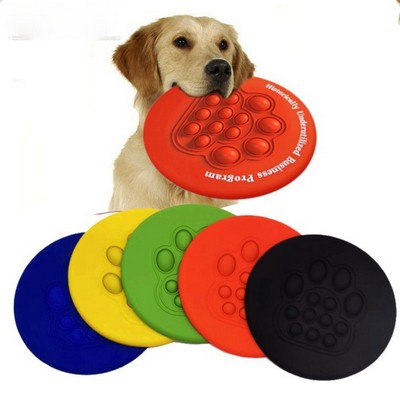Push Pop Soft Pet Flying Disc